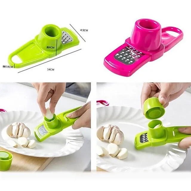 2-Piece: Garlic Vegetable Cutter