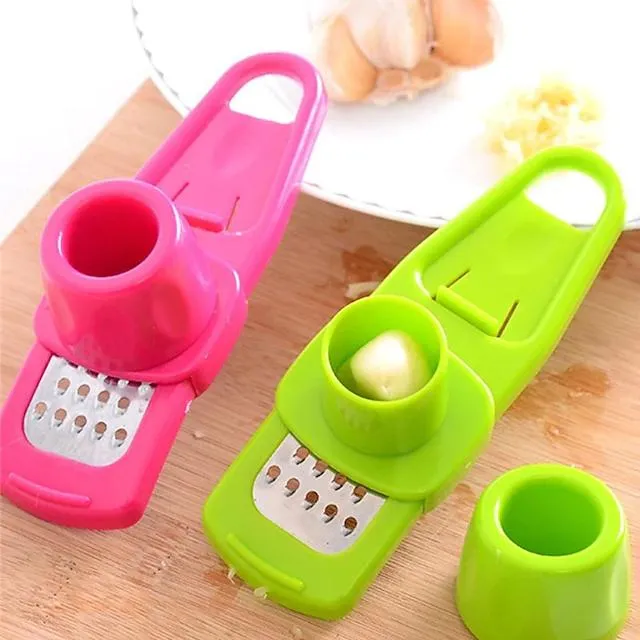 2-Piece: Garlic Vegetable Cutter