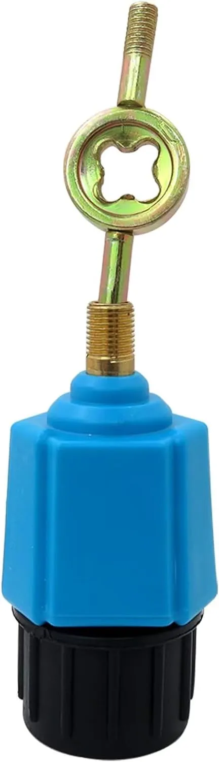 2025 Upgrade Inflatable SUP Valve Adapter with 4 Air Valve Nozzles for Paddleboards, Canoes, Rubber Boats, Assault Boats, Flushing Pools, Floating Rows, Inflatable Beds, Dinghy, Kayak, 4 in 1, Blue