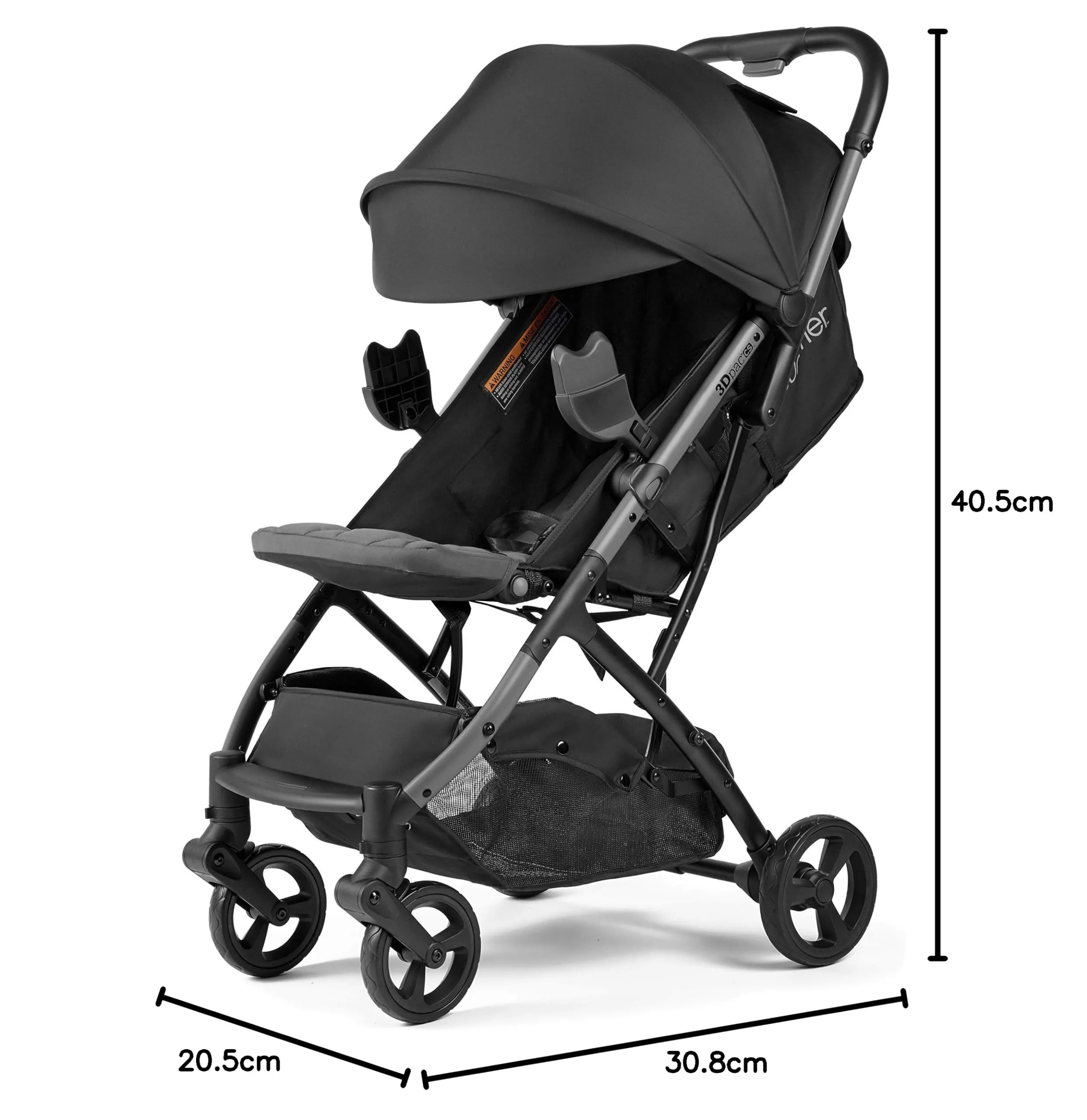 3Dpac CS Compact Fold Stroller.