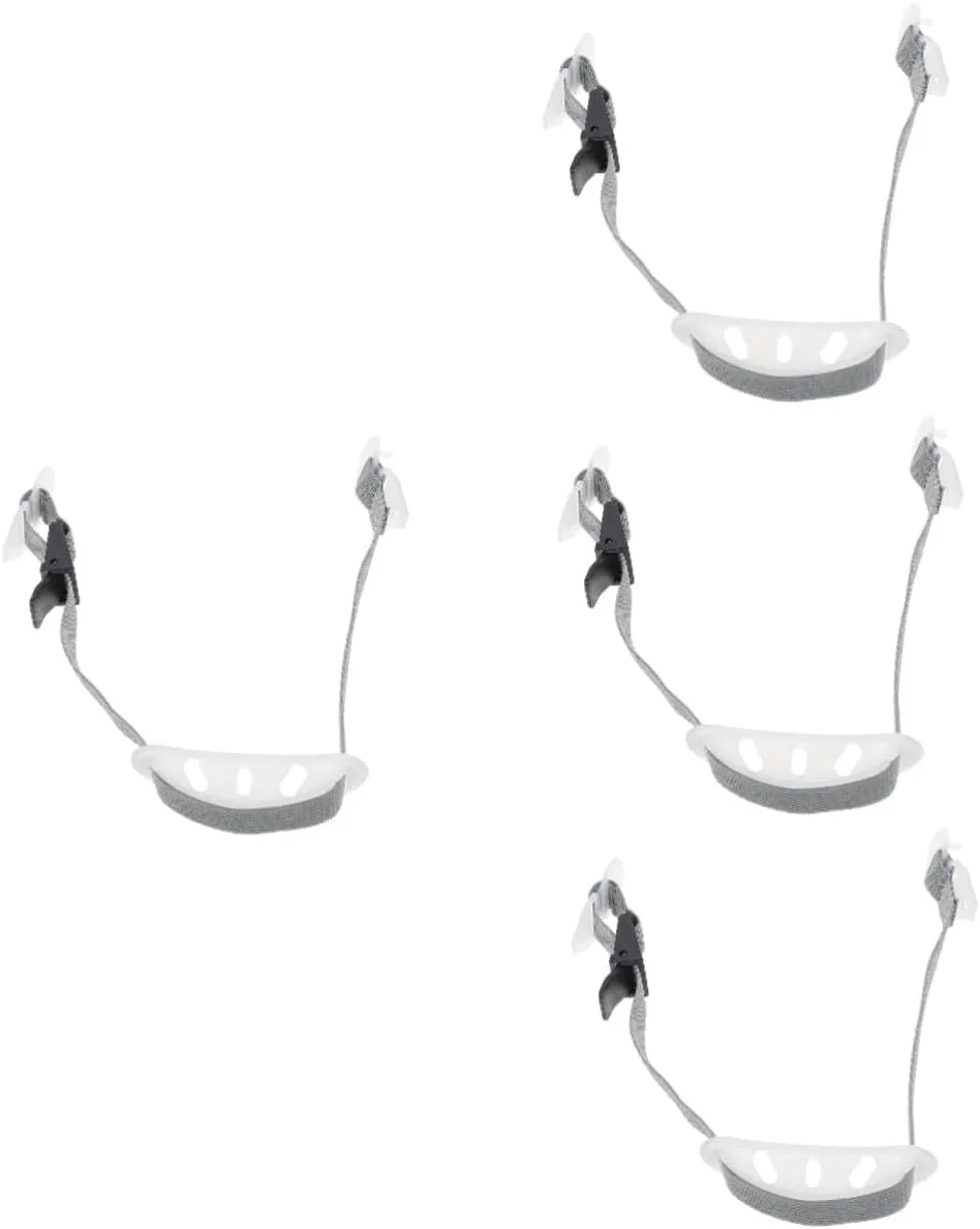4pcs Adjustable Hard Hat Chin Strap for Safety Chin Strap for Helmet Sturdy and Flexible Design Fit for Construction Workers and Easy to Use