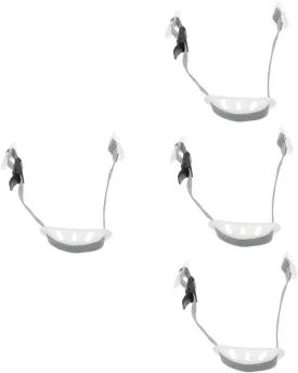 4pcs Adjustable Hard Hat Chin Strap for Safety Chin Strap for Helmet Sturdy and Flexible Design Fit for Construction Workers and Easy to Use