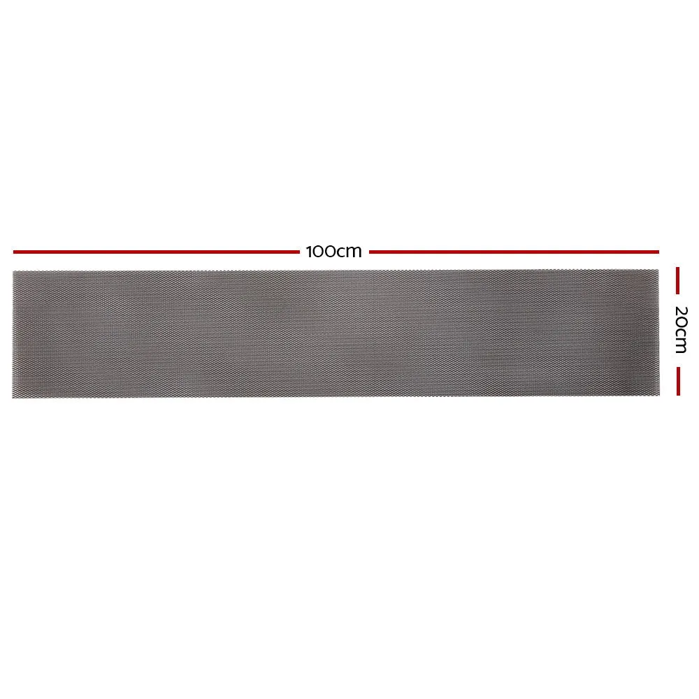 60x Gutter Guard Guards Aluminium Leaf Mesh 100x20cm Brush DIY Deluxe Garden 60M