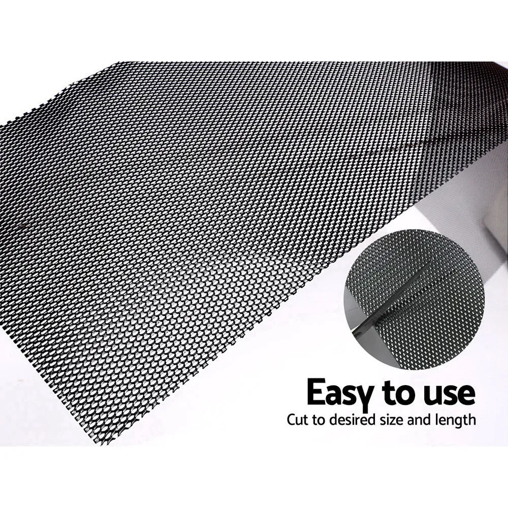 60x Gutter Guard Guards Aluminium Leaf Mesh 100x20cm Brush DIY Deluxe Garden 60M