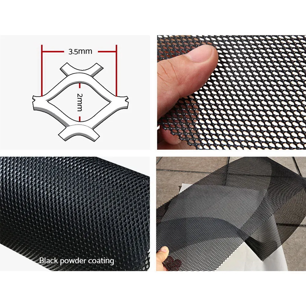 60x Gutter Guard Guards Aluminium Leaf Mesh 100x20cm Brush DIY Deluxe Garden 60M