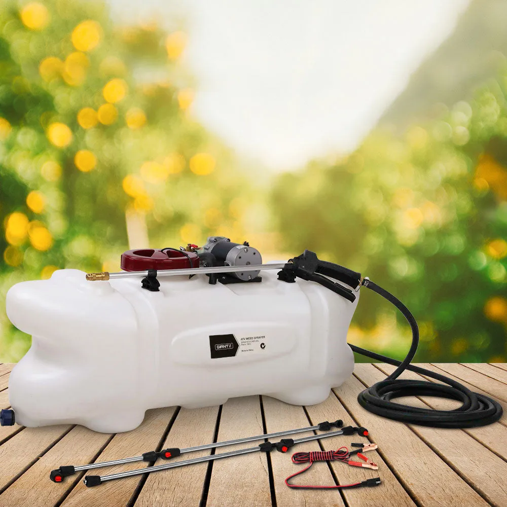 ATV Garden Weed Sprayer Pump Boom Spray Jet Stream Pesticide Fertilise 60L Tank