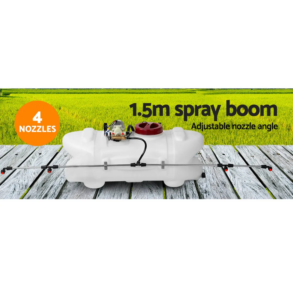 ATV Garden Weed Sprayer Pump Boom Spray Jet Stream Pesticide Fertilise 60L Tank