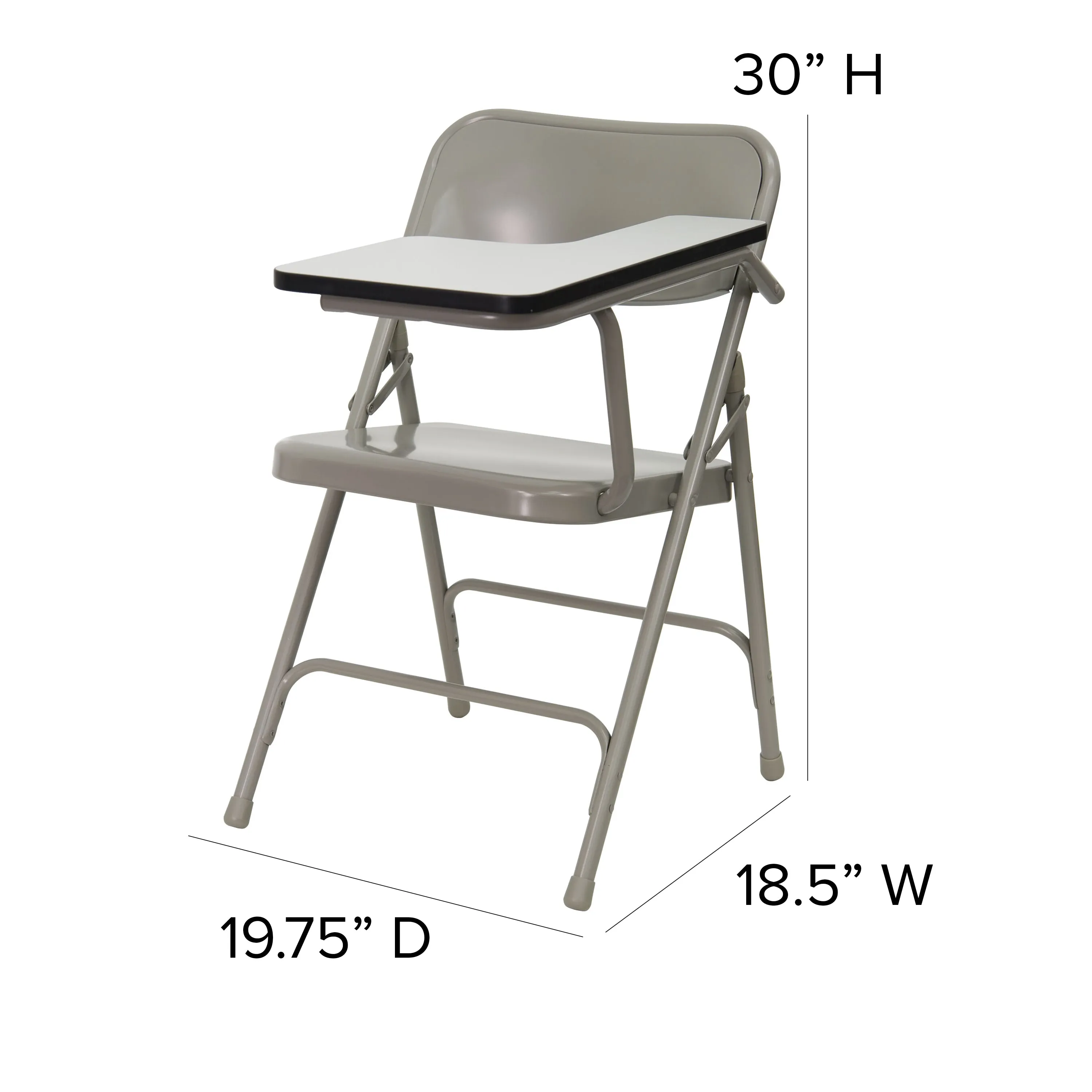 Beige Metal Tablet Arm Chair HF-309AST-LFT-GG