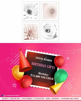 Birthday Gifts Card Voucher for Multi Design Art Work