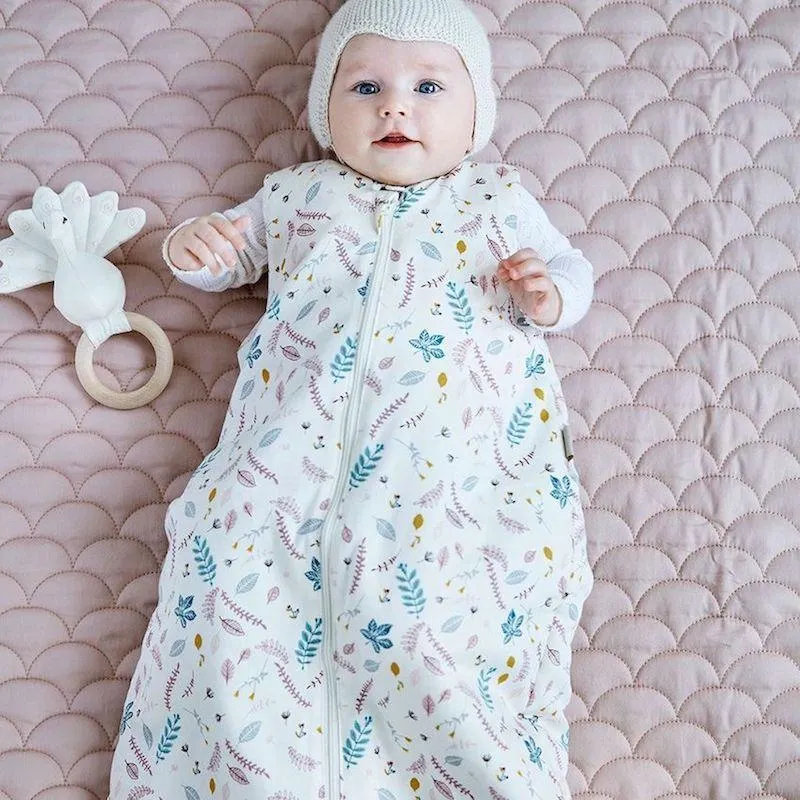 Cam Cam Sleeping Bag - Pressed Leaves Rose