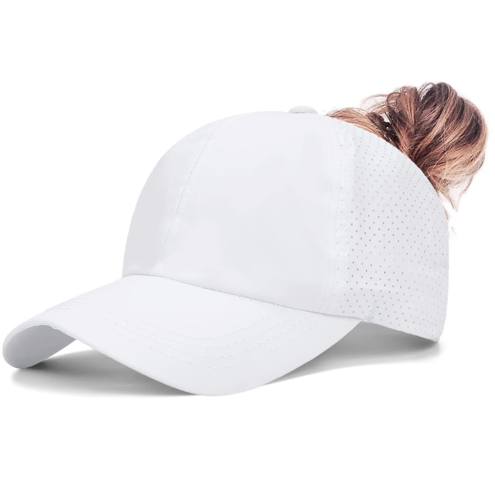 Criss Cross Ponytail Hats for Women Baseball Cap