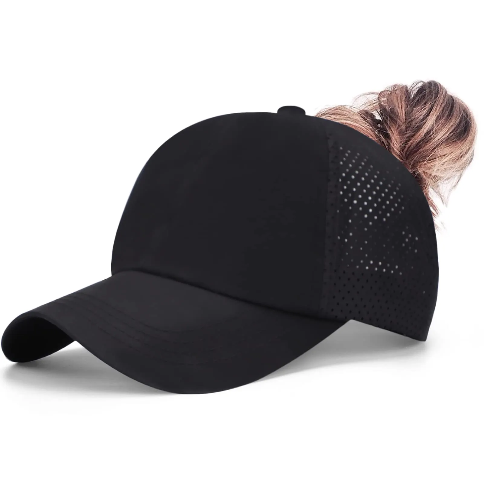 Criss Cross Ponytail Hats for Women Baseball Cap