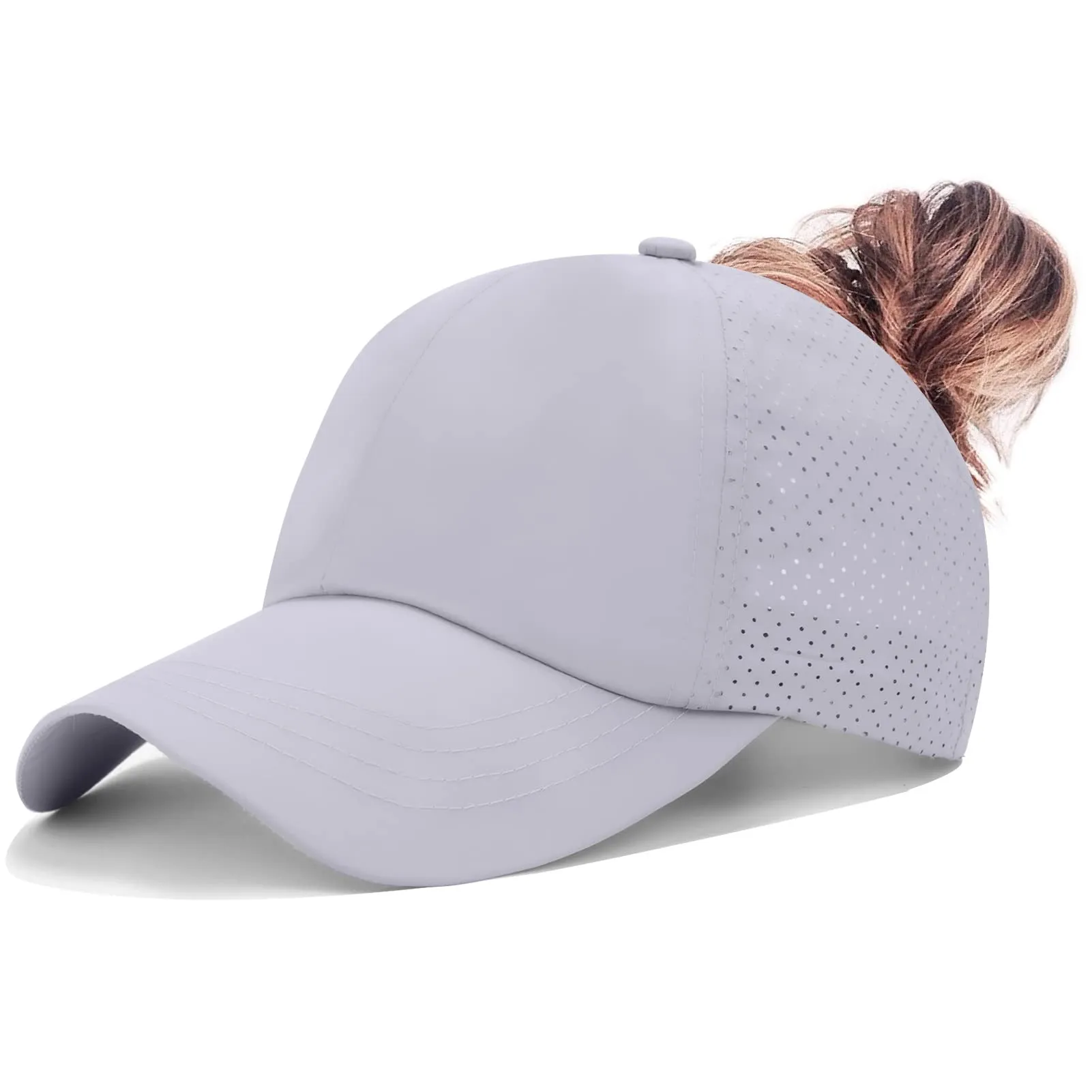 Criss Cross Ponytail Hats for Women Baseball Cap