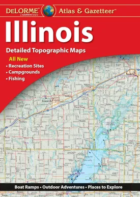 Delorme Atlas & Gazetteer: Illinois Paperback  October 10, 2022