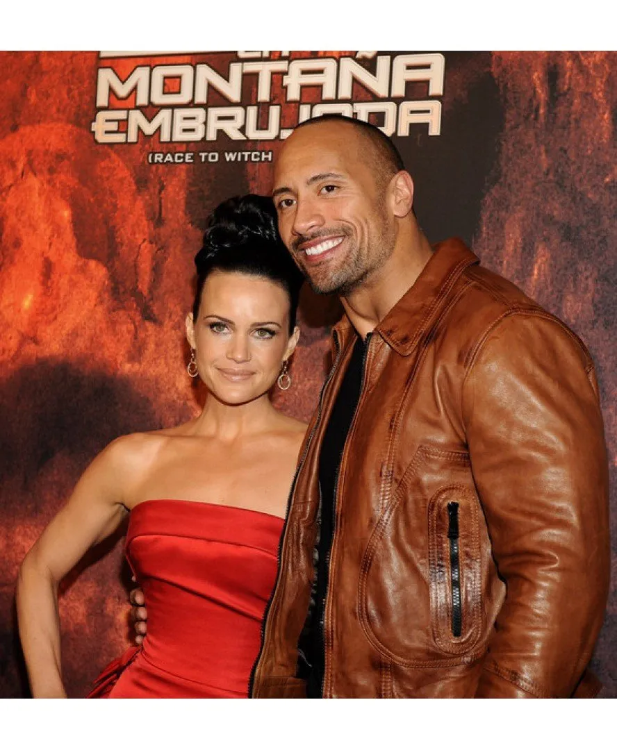 Dwayne Johnson Race To Witch Mountain Premiere Leather Jacket