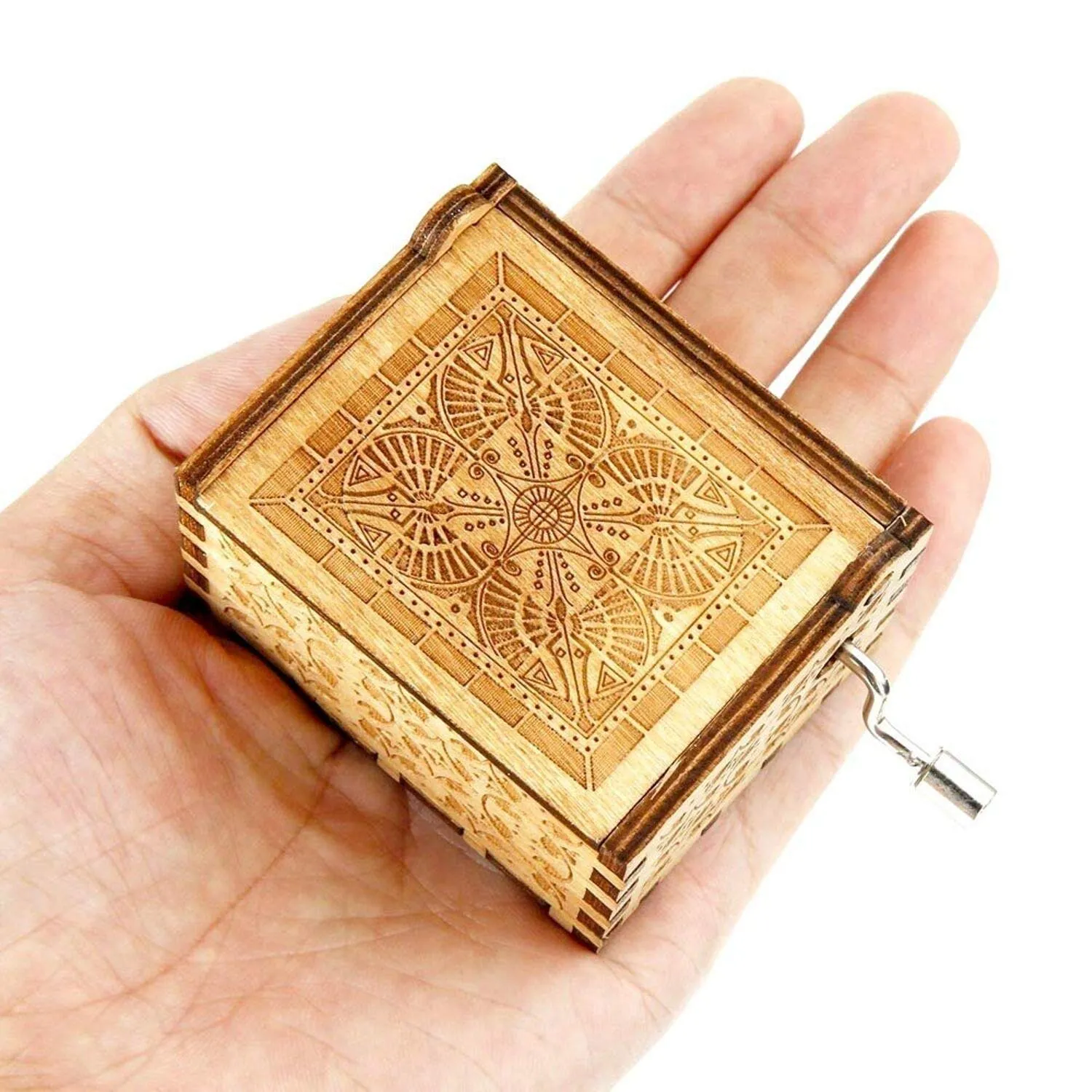 Frozen: Let it Go Wooden Handcrafted Music Box (Brown)