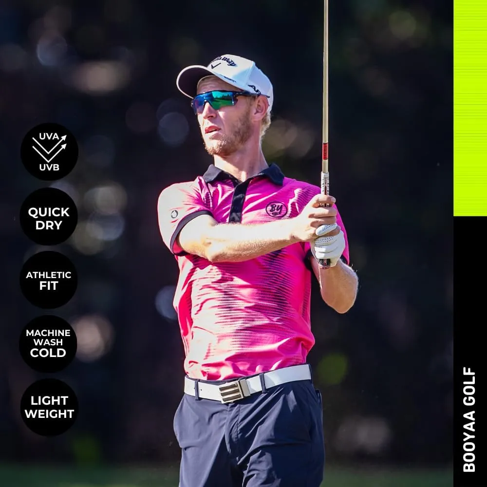 Golf Shirts for Men | Moisture-Wicking Performance Polo ??Short Sleeve Athletic Fit ??Greyshine, Yellowstone & More