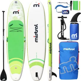 Inflatable Paddle Board, SUP Board for 2 1 People/Family, Stand Up Paddle Board with Premium SUP Accessories, Ultra-Light and Non-Slip Comfort Deck, Paddle Boards for Adults, Gift Ideas