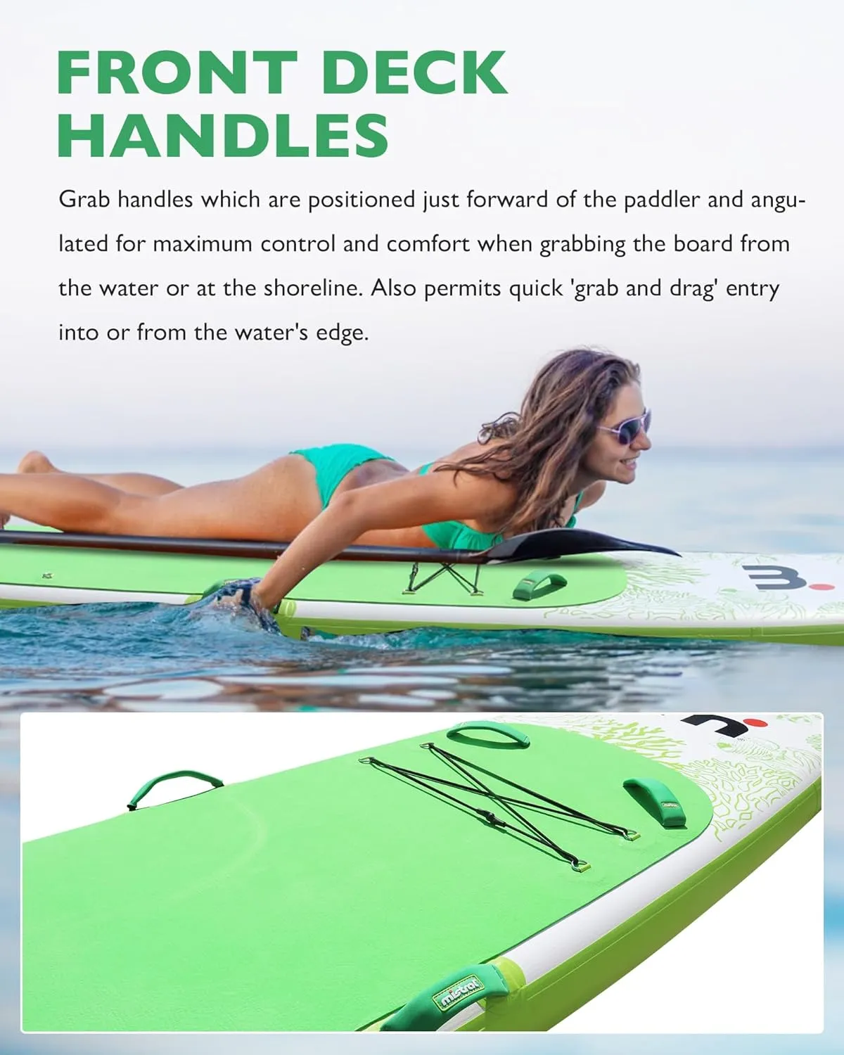 Inflatable Paddle Board, SUP Board for 2 1 People/Family, Stand Up Paddle Board with Premium SUP Accessories, Ultra-Light and Non-Slip Comfort Deck, Paddle Boards for Adults, Gift Ideas