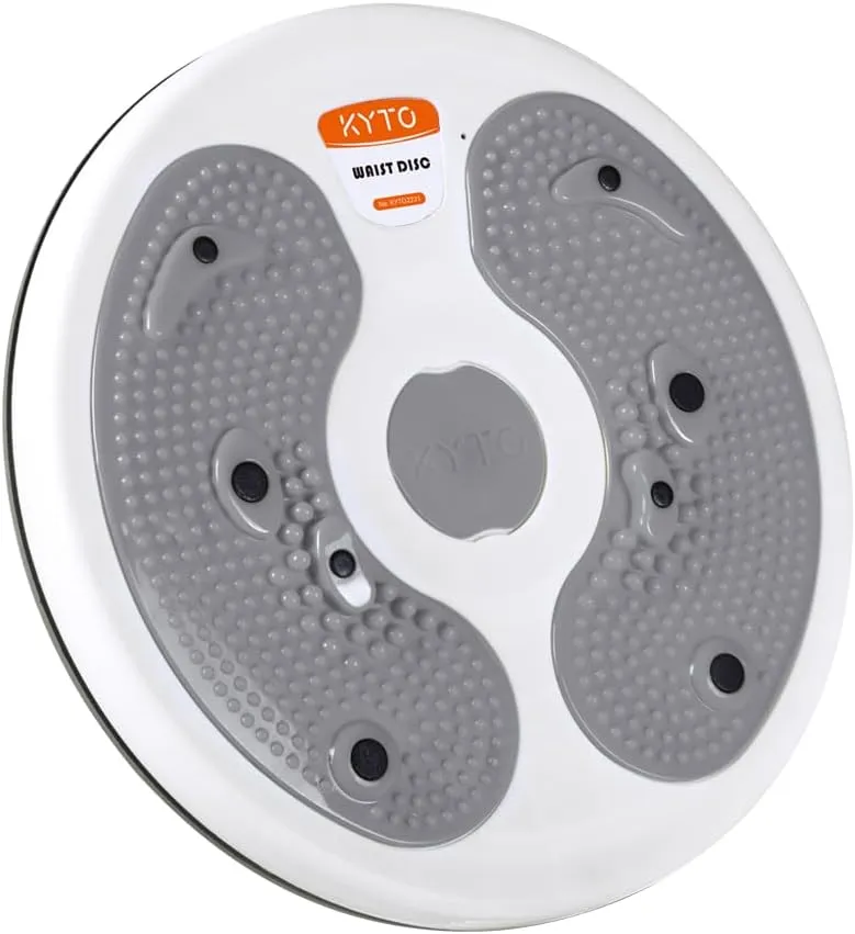 KYTO Waist Twister Disc, Waist Twist Board for Exercise Twisting Waist Disc with Counter Waist Twister for Women Belly Fat Body Shaping Fitness Twister Machine with Massage Foot Sole