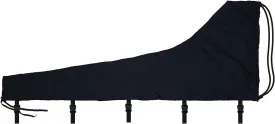 Mainsail Boom Cover, 600D Thickened Sailboat Mainsail Waterproof Cover, Protection from UV Radiation, for 12'-13' mainsails (Black)