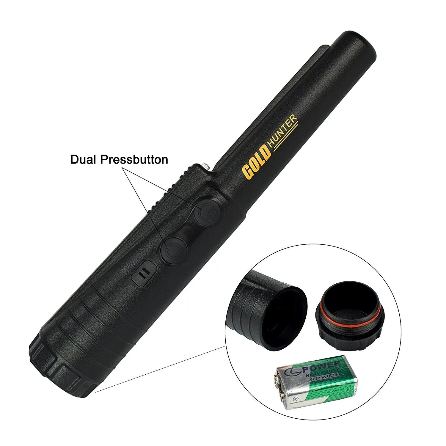 Metal Detector Treasure Finder High Sensitivity Handheld Security Scanner for Detecting Gold, Coin,Silver,Jewelry