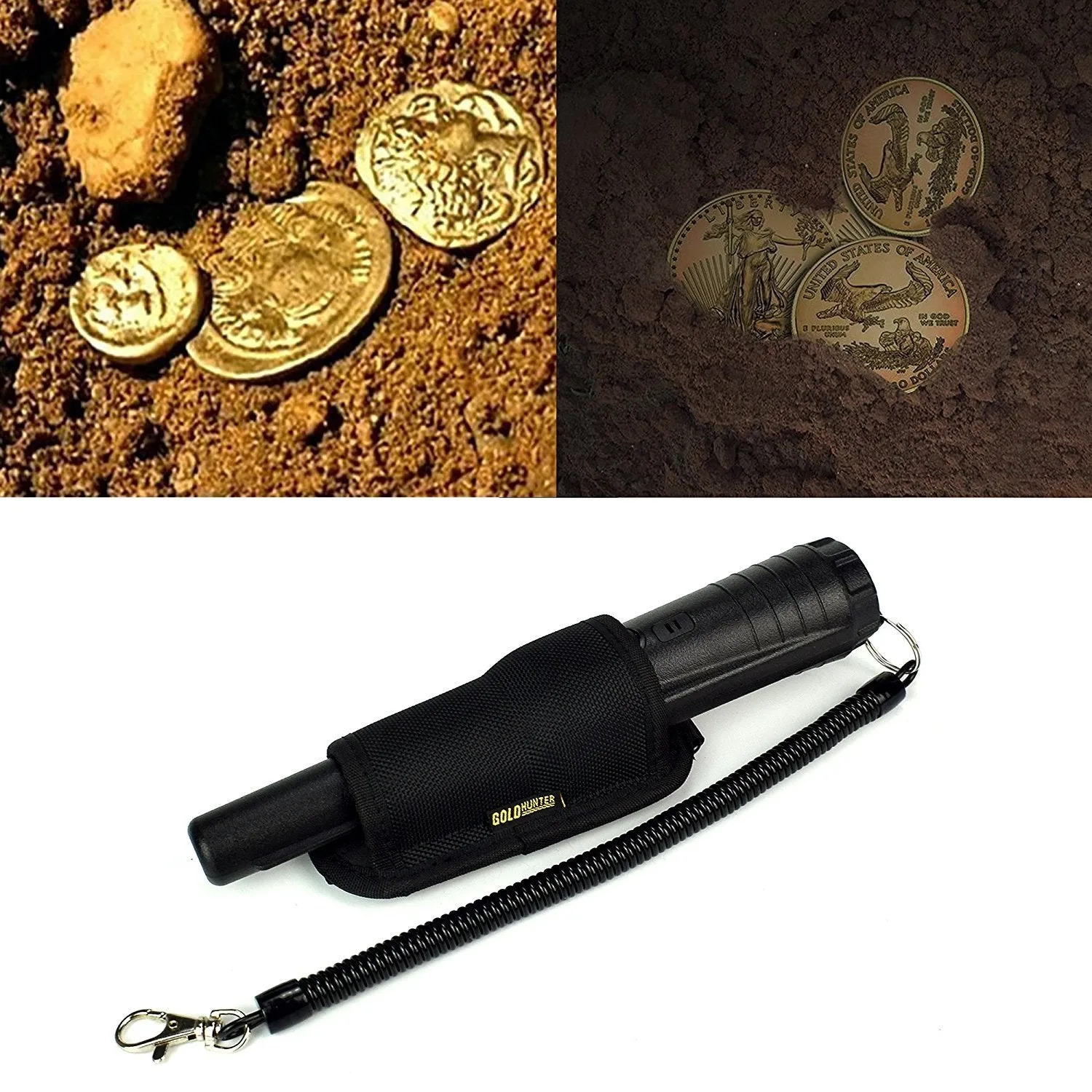 Metal Detector Treasure Finder High Sensitivity Handheld Security Scanner for Detecting Gold, Coin,Silver,Jewelry