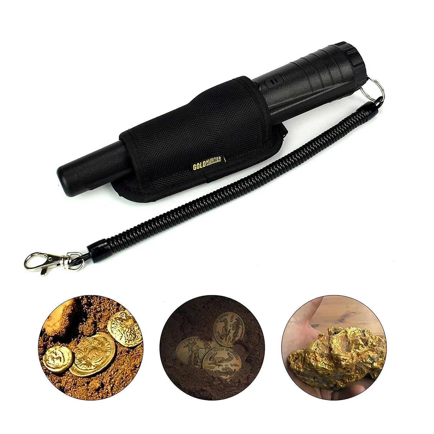 Metal Detector Treasure Finder High Sensitivity Handheld Security Scanner for Detecting Gold, Coin,Silver,Jewelry