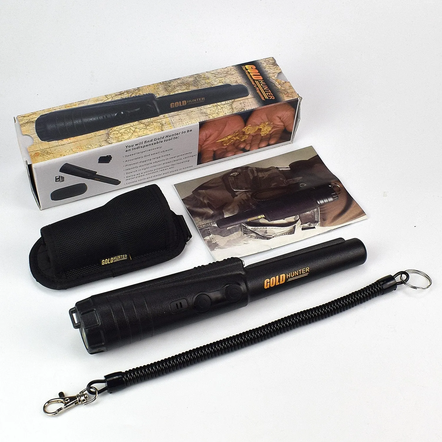 Metal Detector Treasure Finder High Sensitivity Handheld Security Scanner for Detecting Gold, Coin,Silver,Jewelry
