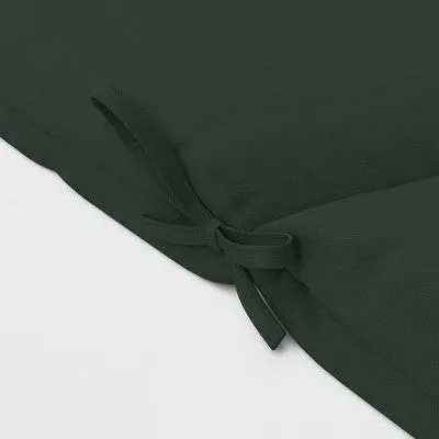 New - 78"x22" Outdoor Chaise Lounge Cushion Fern Shower Green - Room Essentials: Water-Resistant Patio Comfort
