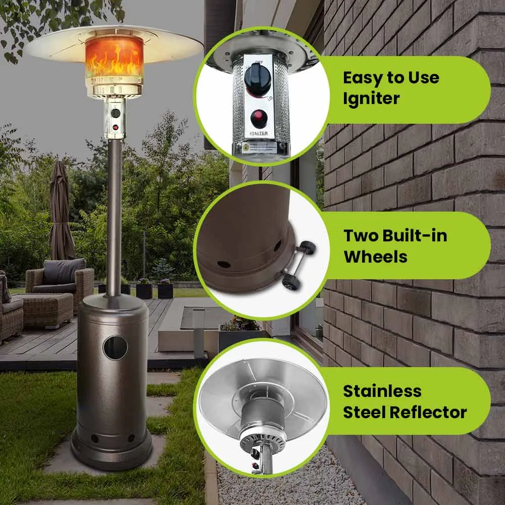 Propane Heater - Built-in Wheels, 48,000 BTU’s