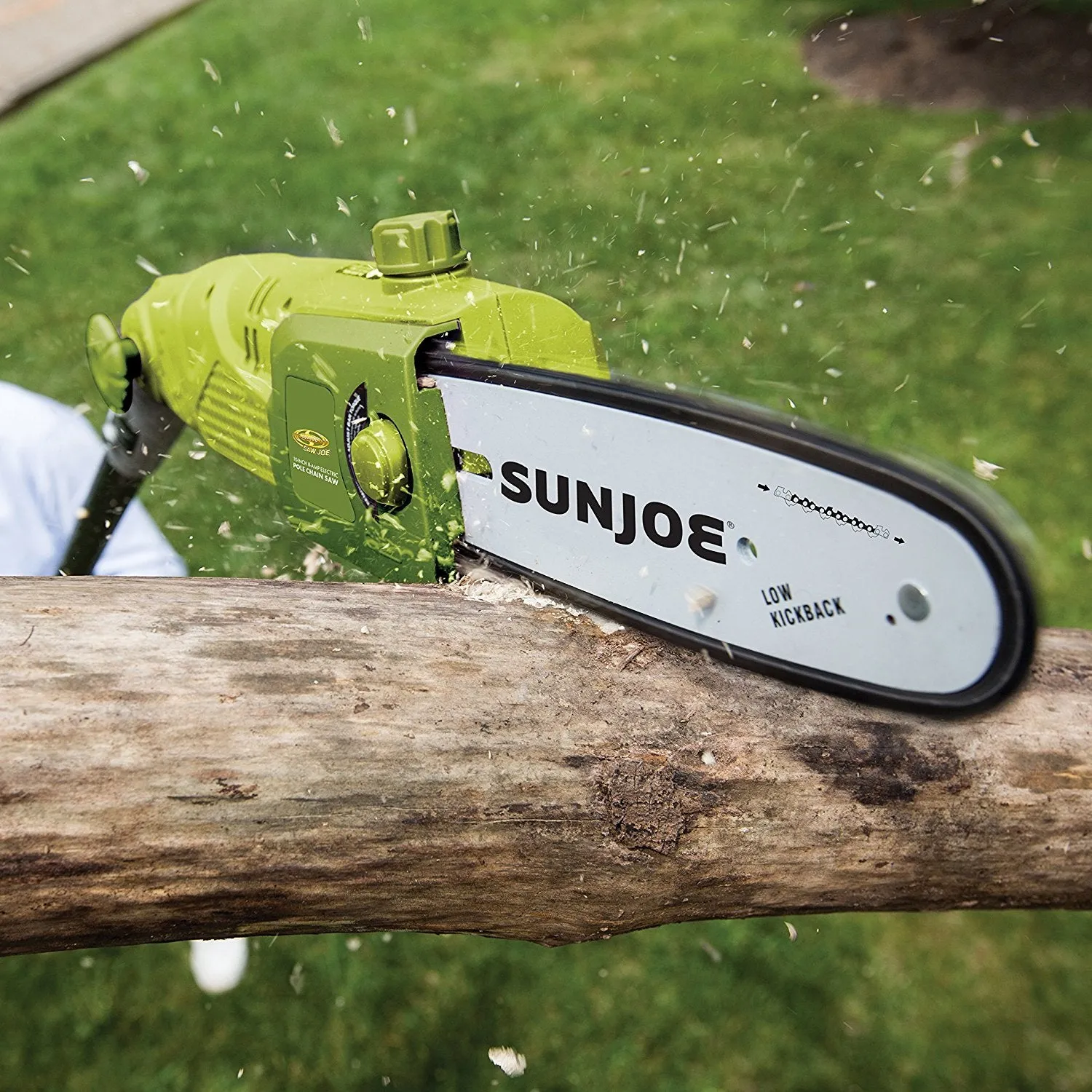 Sun Joe SWJ803E 10-Inch 8-Amp Multi-Angle Telescopic Electric Pole Chain Saw