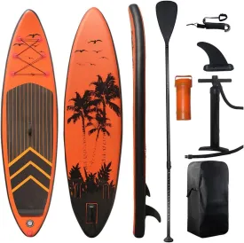 Surfboard Inflatable Water Surf Board PVC Material EVA Ant-Skid Pad Outdoor Paddle Board Adult Sup Balance Surfboard Outdoor Recreation