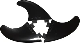 Surfboard Tail Thruster 4 Colors Surf Fins G5 Plastic Nylon Fiberglass Inflatable Paddle Board Surfboards Fins Surfing Accessories 3pcs/Set for Surfboard Modification (Color : G5 Black A)