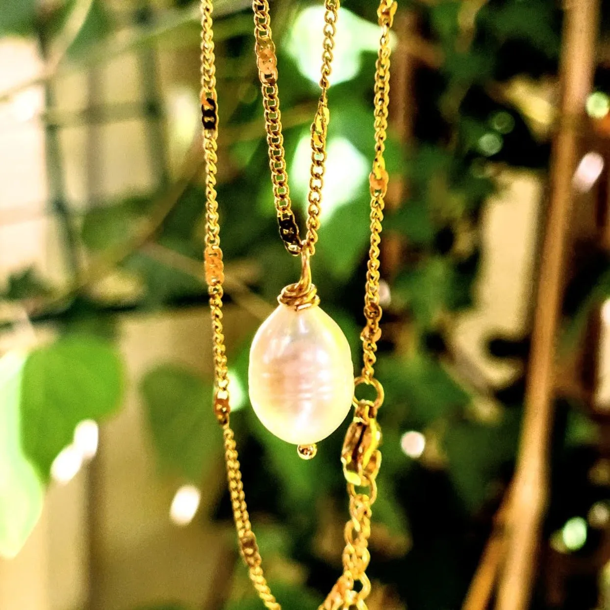 SWEET PEARL WATERPROOF 18K NECKLACE