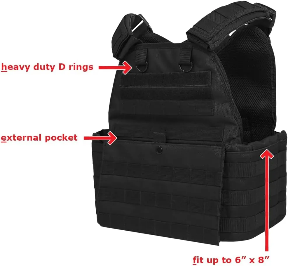 Tactical Padded Fully Adjustable Vest