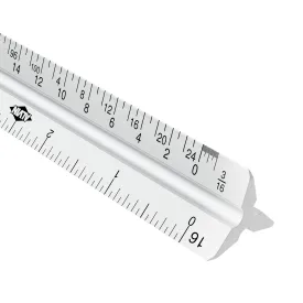 Triangular Scale - Aluminum 12"