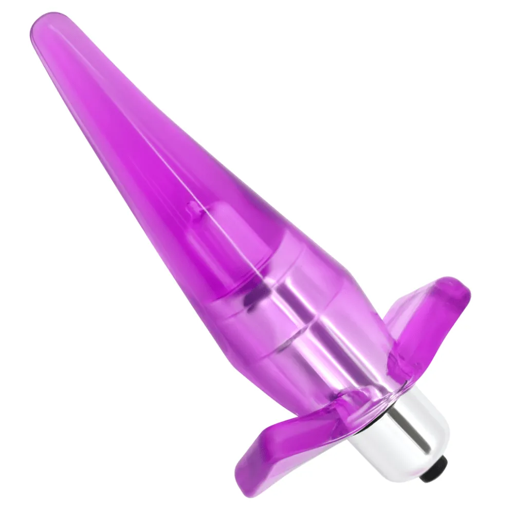 Vibrating Jelly Butt Plug