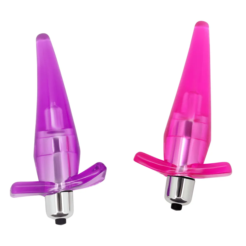 Vibrating Jelly Butt Plug