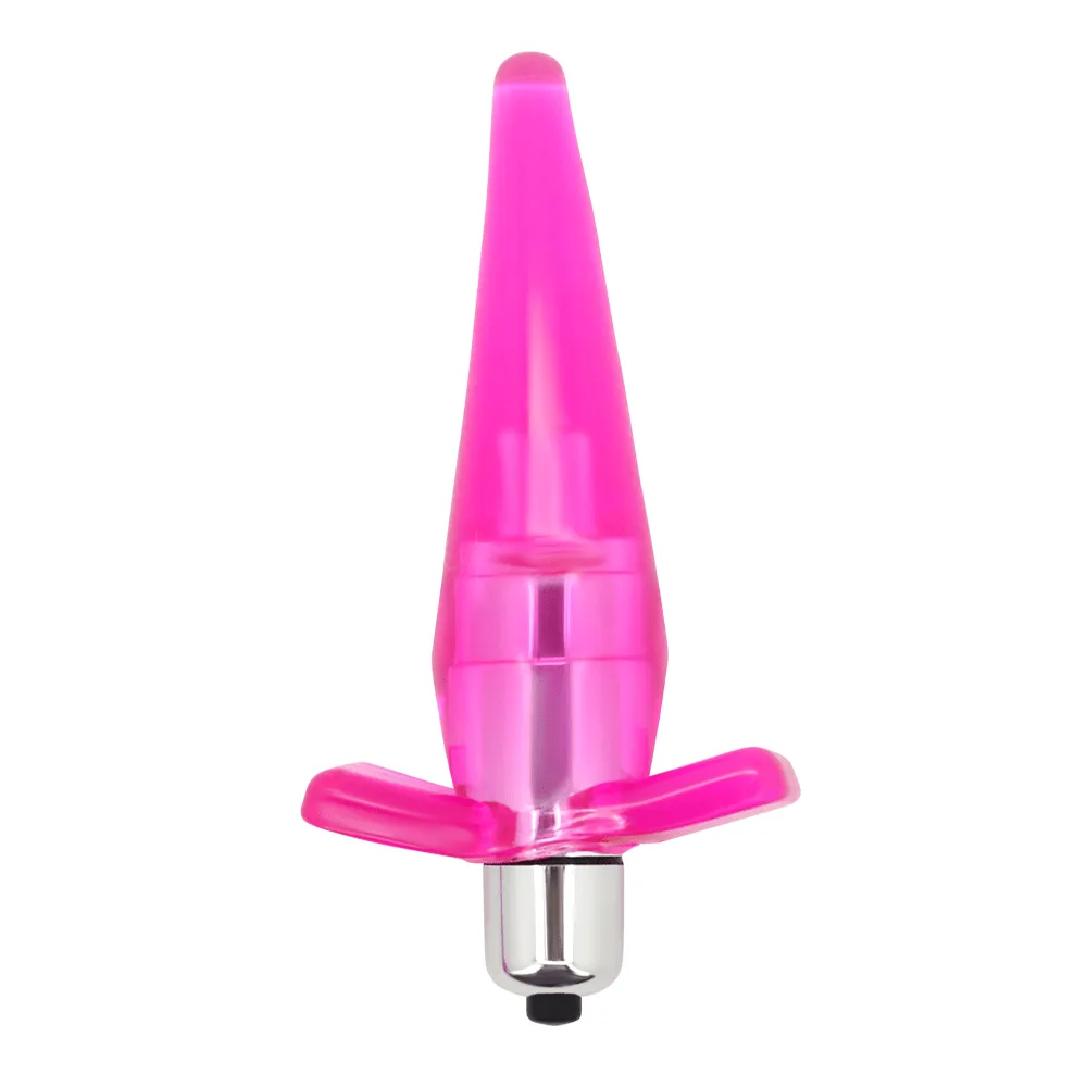 Vibrating Jelly Butt Plug
