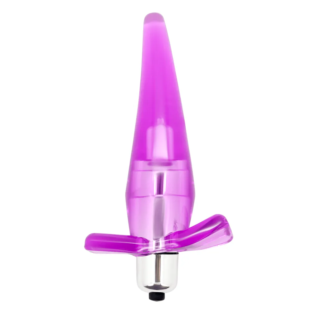 Vibrating Jelly Butt Plug