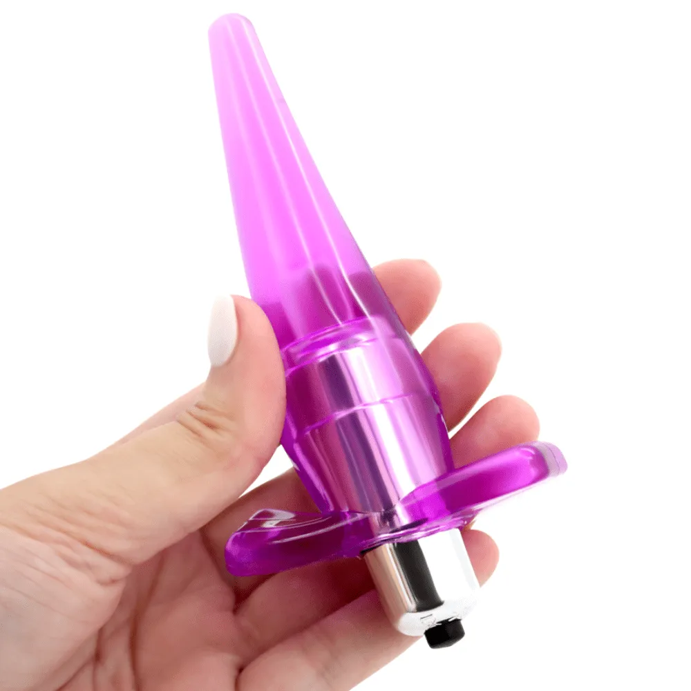 Vibrating Jelly Butt Plug