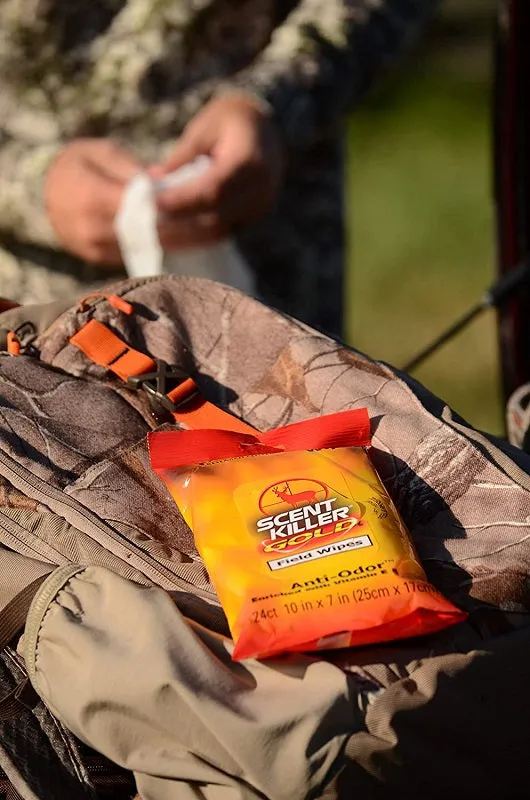 Wildlife Research Scent Killer Gold Field Wipes 24pk 1295