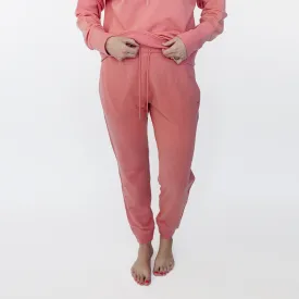 Women's Merino Wool Jogger, Dusty Rose