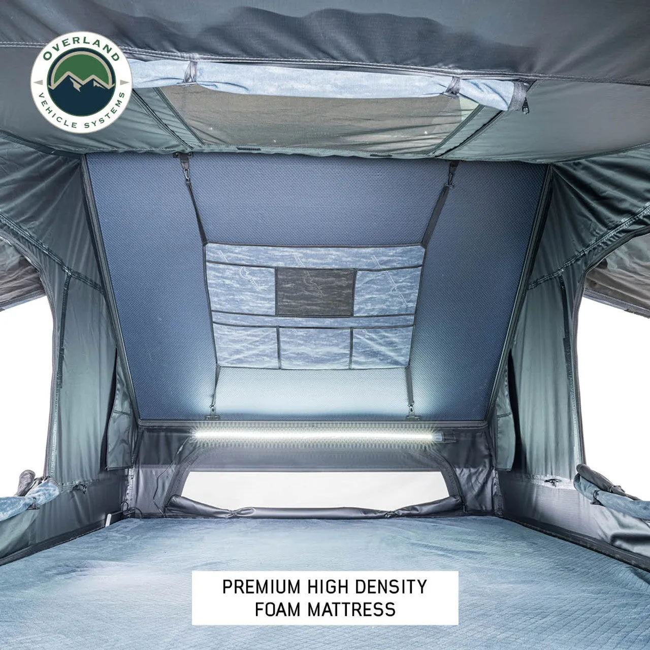 XD Everest Cantilever Aluminum Roof Top Tent - Grey Body & Black Rainfly